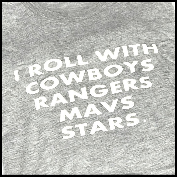 DALLAS Sports Fans men Shirt. Graphic grey shirt - Picture 2 of 3